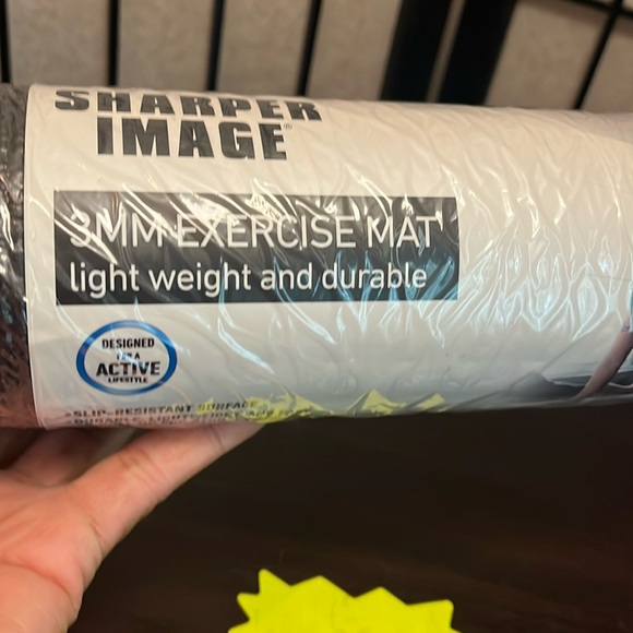 Sharper Image 24x68” Non-Slip 5MM Exercise Mat - Picture 4 of 10